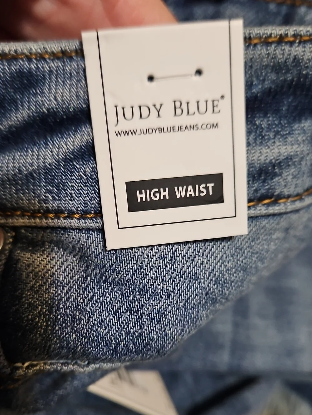 Judy Blue Column High-Rise Wide Leg Button-Fly Fray Hem Jeans-NWT
